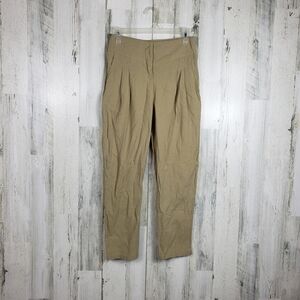 Shein high waist tan ankle pants size medium